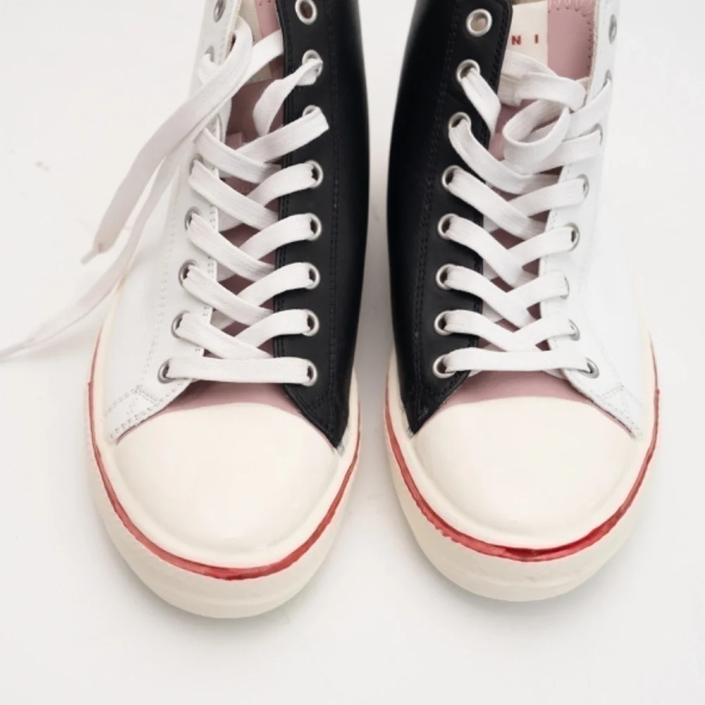 Marni. New! Graffiti Flatform Lace-Up‎ Sneakers.
